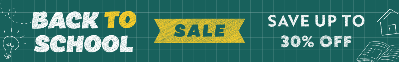 Pencil banner - Back to School Sale
