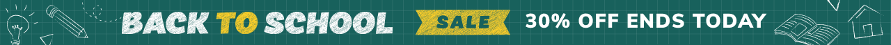 Pencil banner - Back to School Flash Sale
