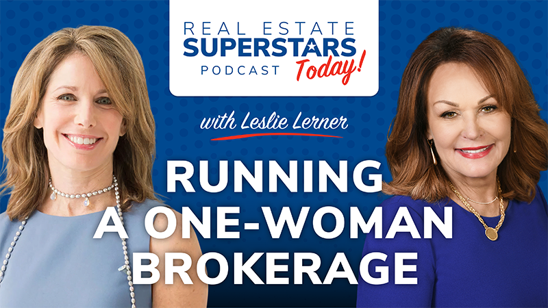 Podcast Thumbnail - Dynamic One-Woman Brokerage | Interview with Leslie Lerner